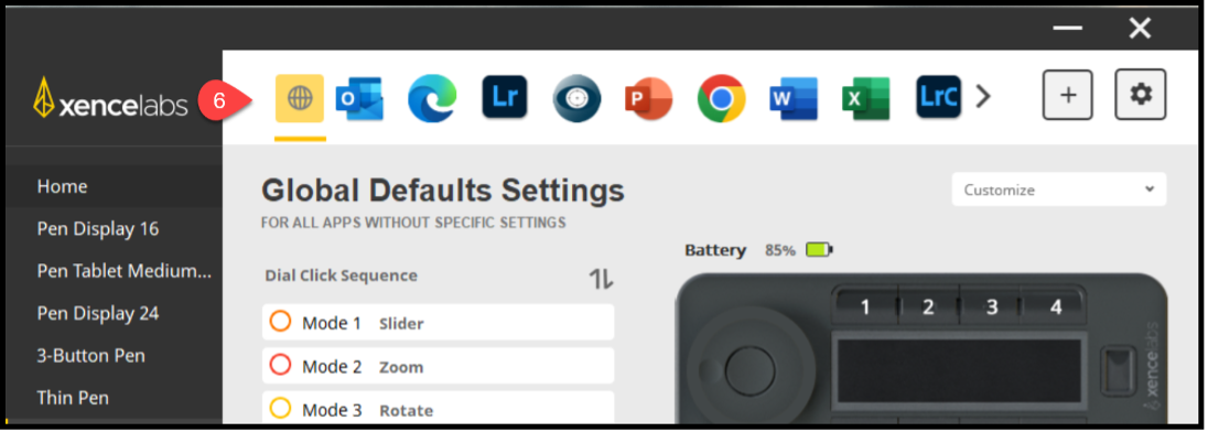 Xencelabs Application Renaming