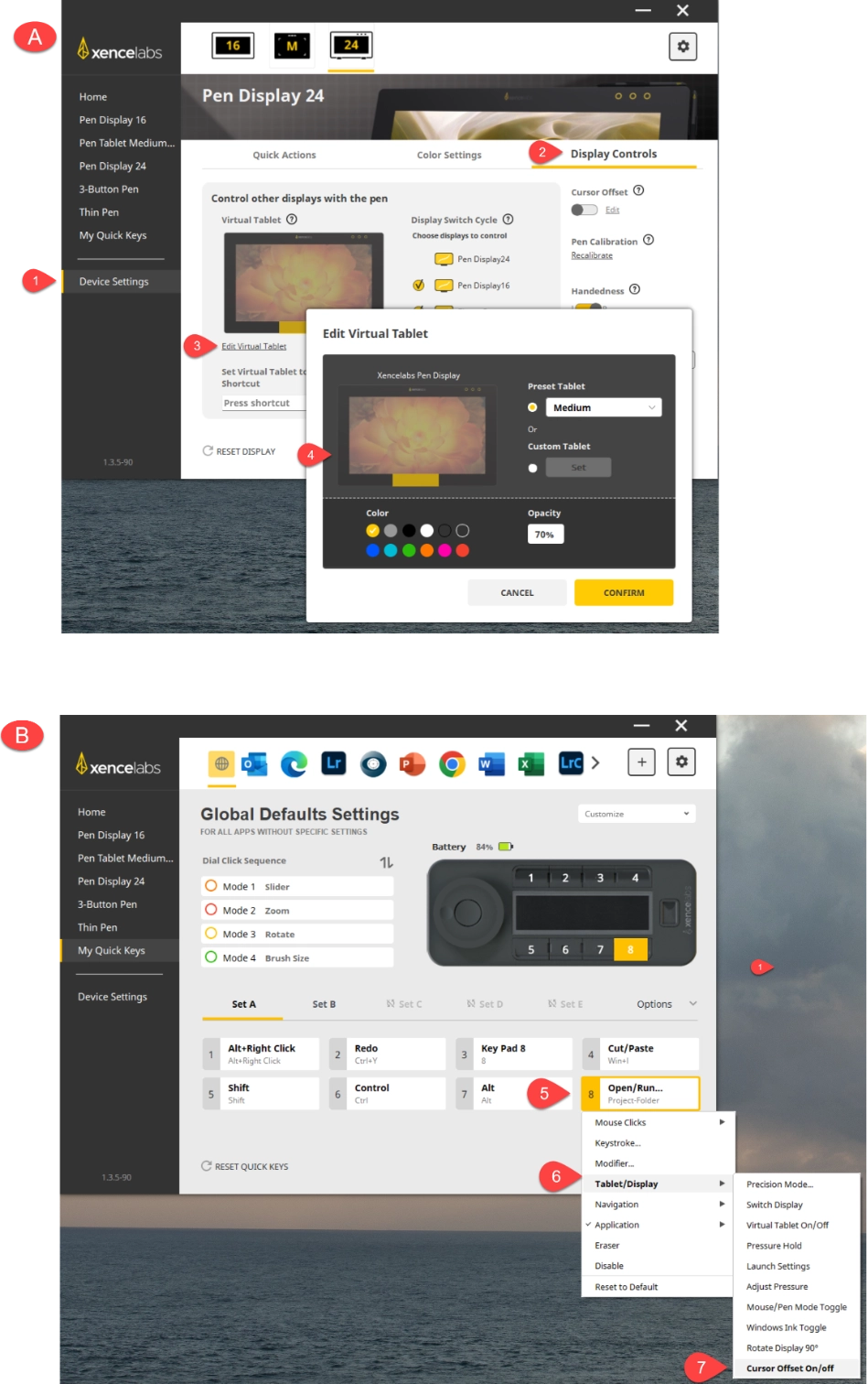 Cursor Offset Feature